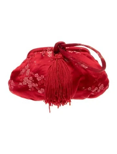 Pre-owned Neiman Marcus Evening Bag In Red