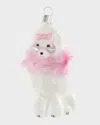 Neiman Marcus Fancy Poodle Ornament In Pink