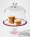 Neiman Marcus Footed Dessert Plate With Dome