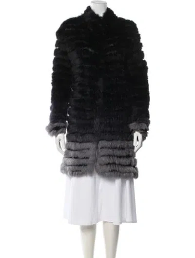 Pre-owned Neiman Marcus Fur Fur Coat In Black
