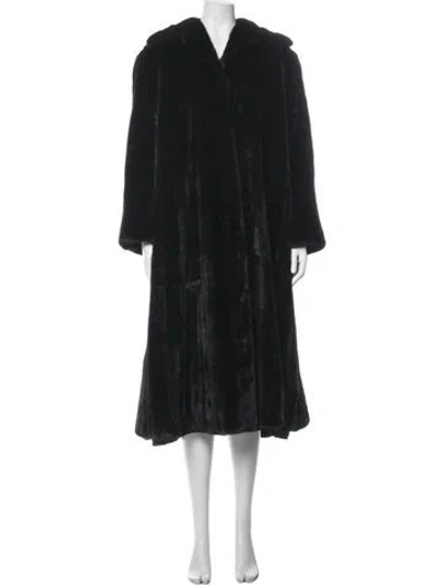 Pre-owned Neiman Marcus Fur Fur Coat In Black