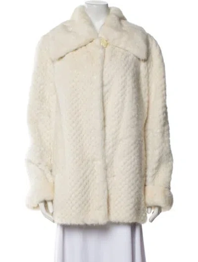 Pre-owned Neiman Marcus Fur Fur Coat In Neutral