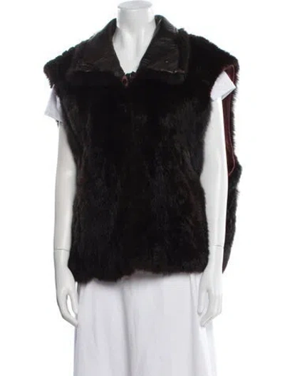 Pre-owned Neiman Marcus Fur Fur Jacket In Black