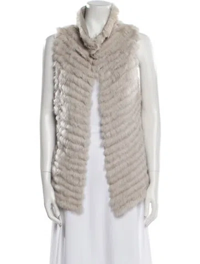 Pre-owned Neiman Marcus Fur Fur Jacket In Neutral