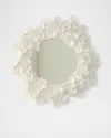 Neiman Marcus Ginkgo Coco Shell Mirror In White