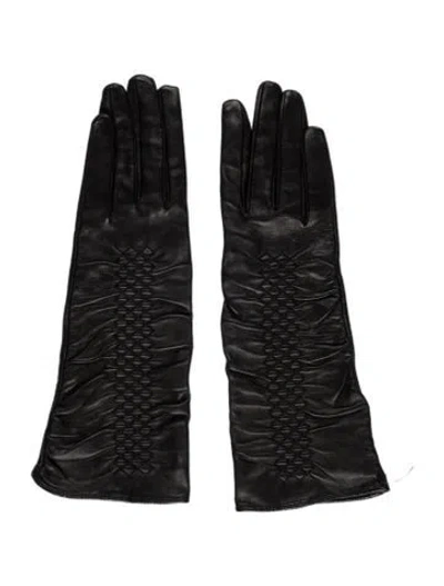 Pre-owned Neiman Marcus Gloves W/tags In Black