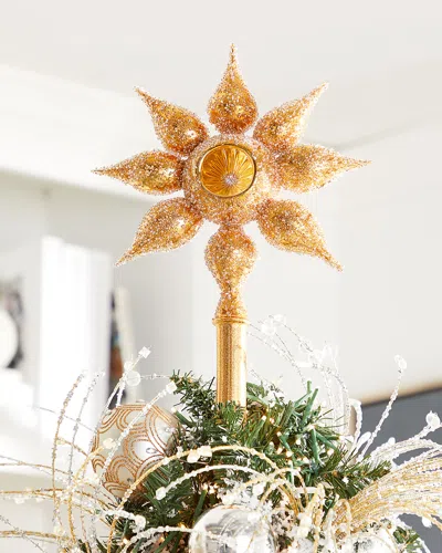 Neiman Marcus Golden Star Christmas Tree Topper