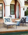 Neiman Marcus Hampton Single Chaise In Navywht