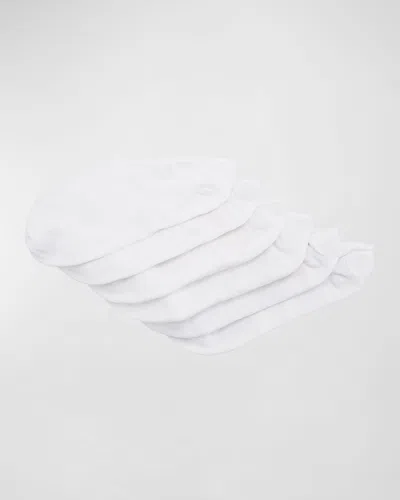 Neiman Marcus Hidden Heel 3-pack Socks In White
