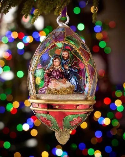 Neiman Marcus Holy Family Dome Ornament