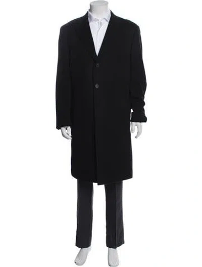 Pre-owned Neiman Marcus Ing. Loro Piana & C. Cashmere Overcoat In Black