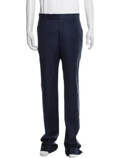 Pre-owned Neiman Marcus Ing. Loro Piana & C. Dress Pants W/ Tags In Blue