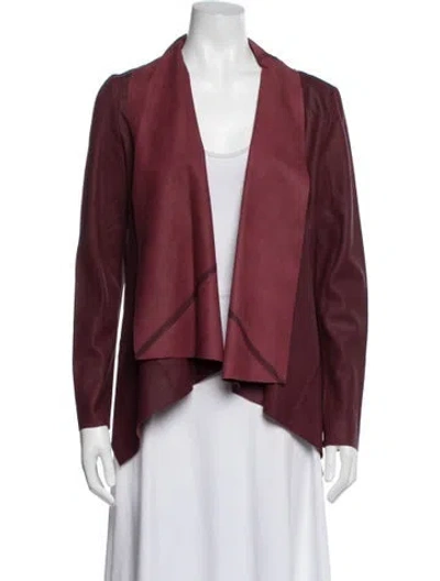 Pre-owned Neiman Marcus Jacket In Burgundy