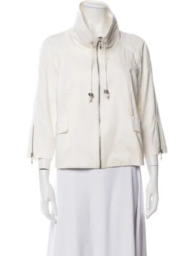 Pre-owned Neiman Marcus Jacket In Neutrals