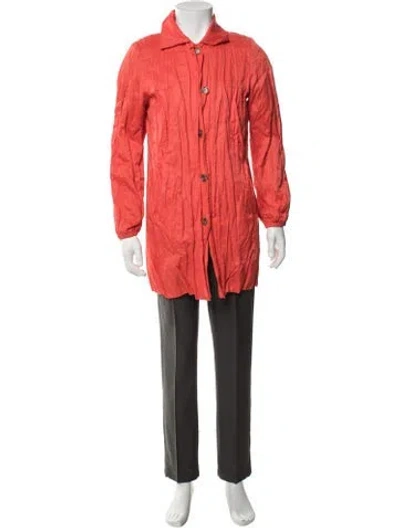 Pre-owned Neiman Marcus Jacket In Orange