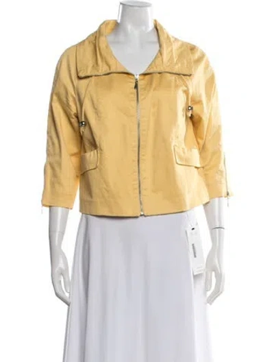 Pre-owned Neiman Marcus Jacket In Yellow