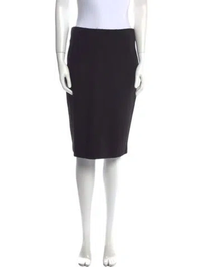 Pre-owned Neiman Marcus Knee-length Skirt In Black