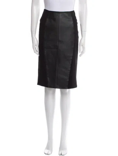 Pre-owned Neiman Marcus Knee-length Skirt In Black