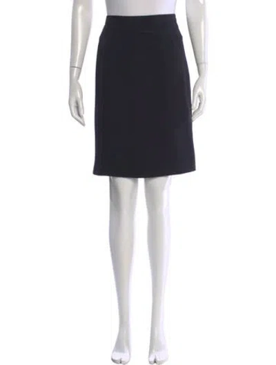 Pre-owned Neiman Marcus Knee-length Skirt In Black