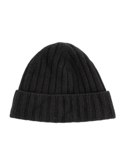 Pre-owned Neiman Marcus Knit Beanie In Black