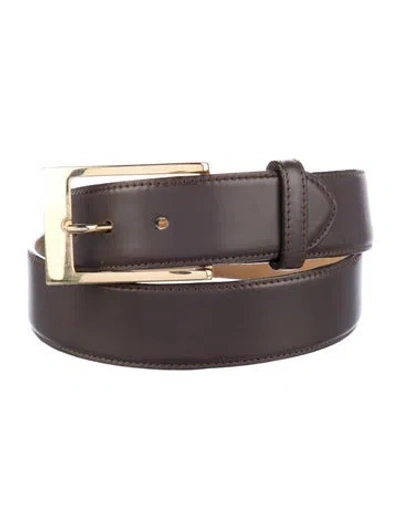 Pre-owned Neiman Marcus Leather Belt In Brown