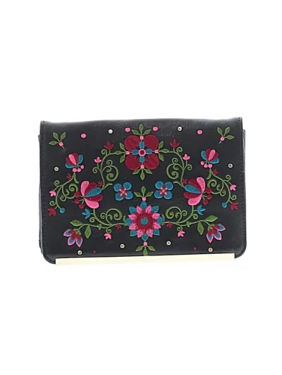 Pre-owned Neiman Marcus Leather Clutch In Black