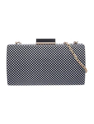 Pre-owned Neiman Marcus Leather Clutch In Blue