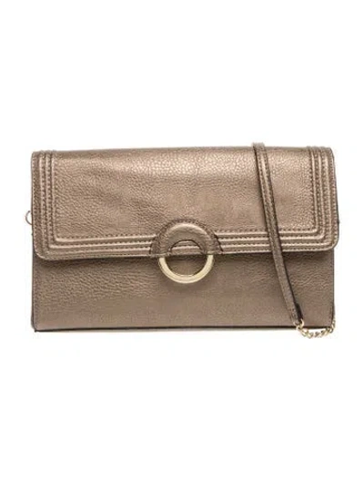 Pre-owned Neiman Marcus Leather Clutch In Brown
