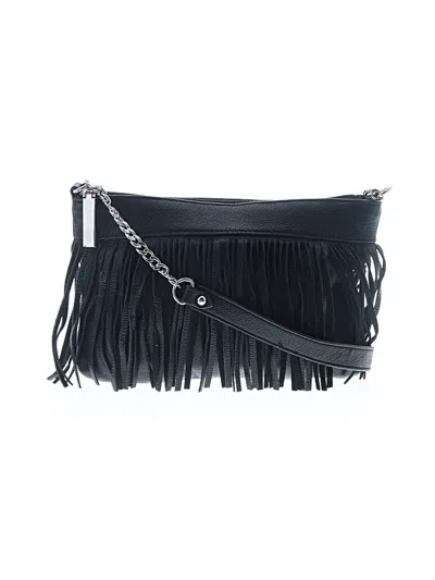 Pre-owned Neiman Marcus Leather Crossbody Bag In Black