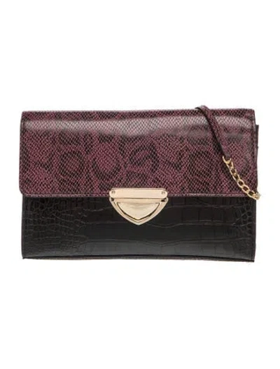 Pre-owned Neiman Marcus Leather Crossbody Bag In Black