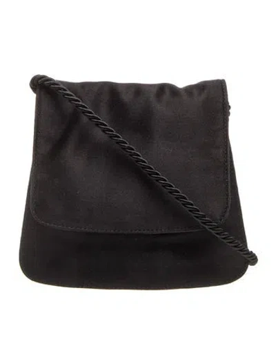 Pre-owned Neiman Marcus Leather Crossbody Bag In Black