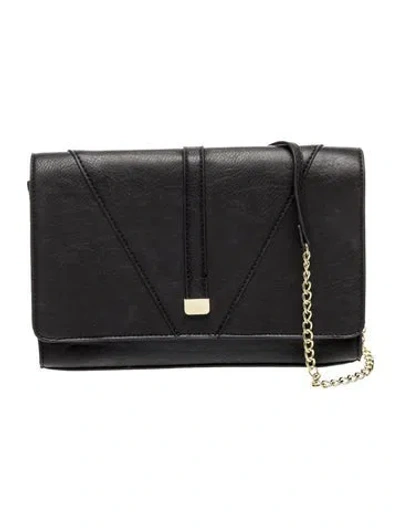 Pre-owned Neiman Marcus Leather Evening Bag In Black