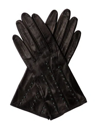 Pre-owned Neiman Marcus Leather Gloves In Multi