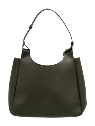 Pre-owned Neiman Marcus Leather Hobo In Green