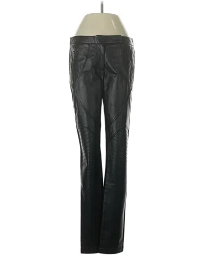 Pre-owned Neiman Marcus Leather Pants In Black