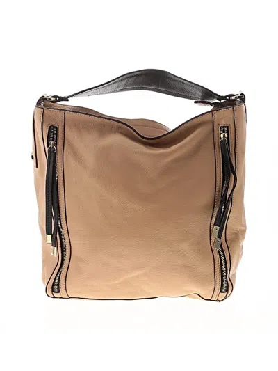 Pre-owned Neiman Marcus Leather Satchel In Tan