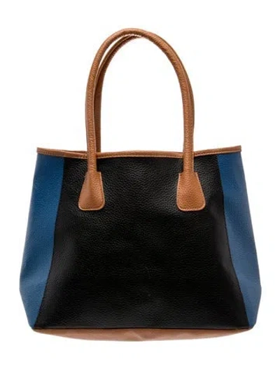 Pre-owned Neiman Marcus Leather Shoulder Bag In Multi