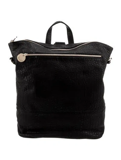 Pre-owned Neiman Marcus Leather Top Handle Bag In Black