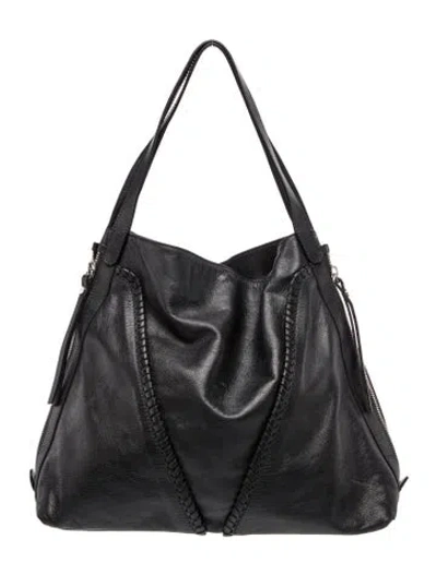 Pre-owned Neiman Marcus Leather Tote In Black