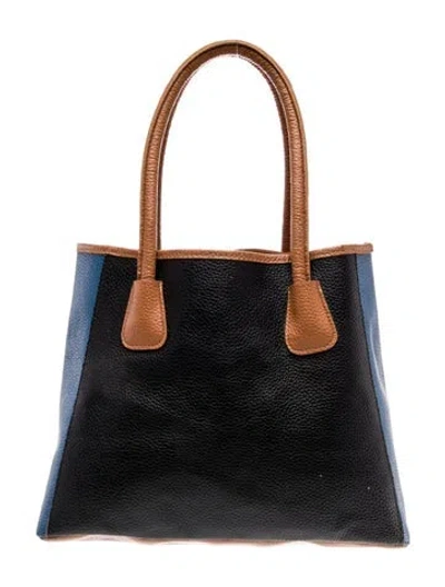 Pre-owned Neiman Marcus Leather Tote In Multi