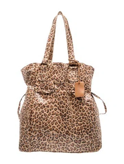 Pre-owned Neiman Marcus Leather Tote Vintage In Neutral