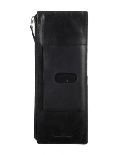 Pre-owned Neiman Marcus Leather Wallet In Black