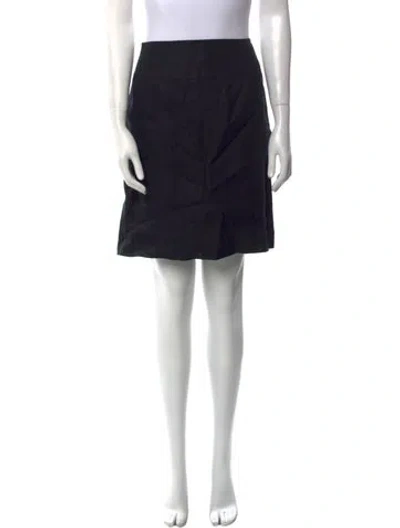 Pre-owned Neiman Marcus Linen Knee-length Skirt In Multi