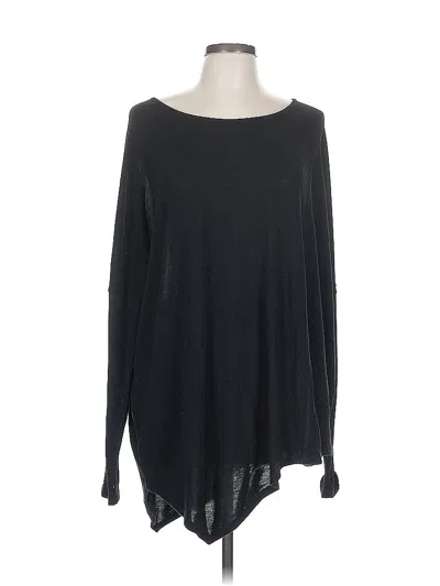 Pre-owned Neiman Marcus Long Sleeve T-shirt In Black