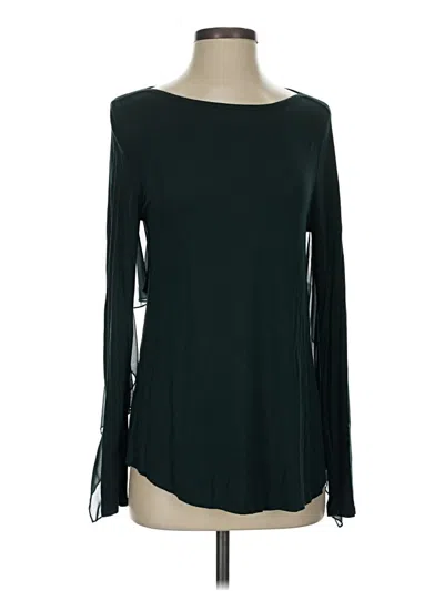 Pre-owned Neiman Marcus Long Sleeve T-shirt In Green