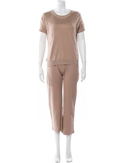 Pre-owned Neiman Marcus Lounge Set In Neutral