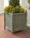 Neiman Marcus Lucia Planter In Limestone