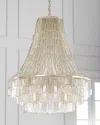 Neiman Marcus Melissa 3-light Chandelier In Neutral