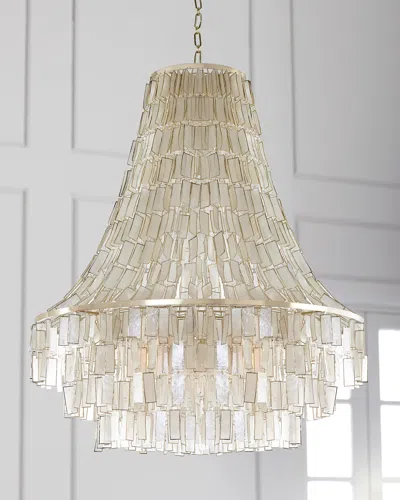 Neiman Marcus Melissa 3-light Chandelier In Neutral