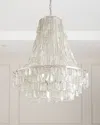 Neiman Marcus Melissa 3-light Chandelier In Silver